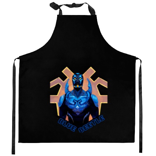 Blue Beetle Kitchen Aprons