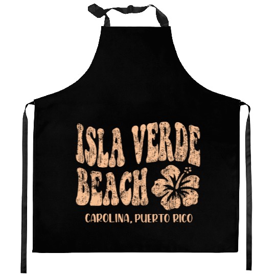 Isla Verde beach Carolina Puerto Rico Kitchen Aprons