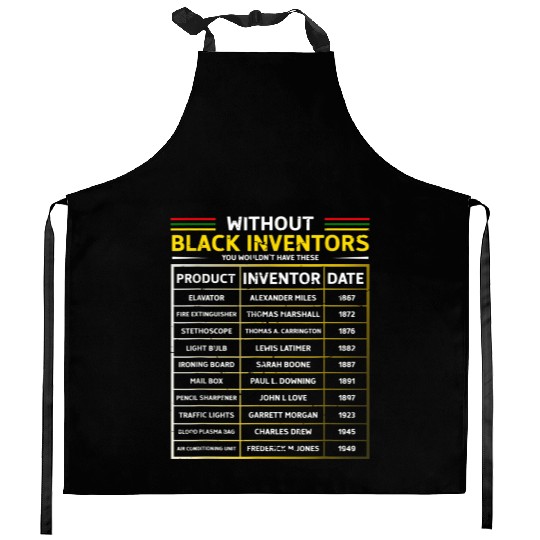 History Of Forgotten Black Inventors Black History Kitchen Aprons
