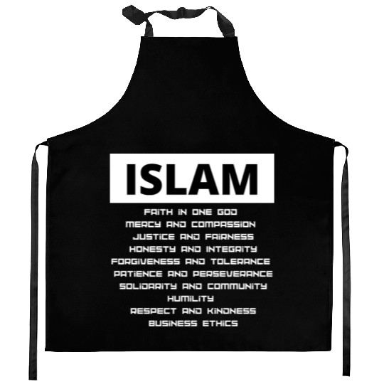 The Values Of Islam Kitchen Aprons