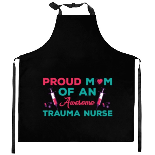 Proud Trauma Nurse Mom Outfit Kitchen Aprons