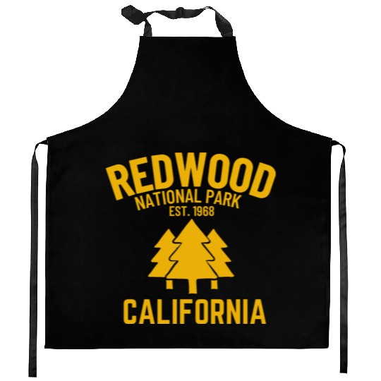 Redwood National Park Kitchen Aprons