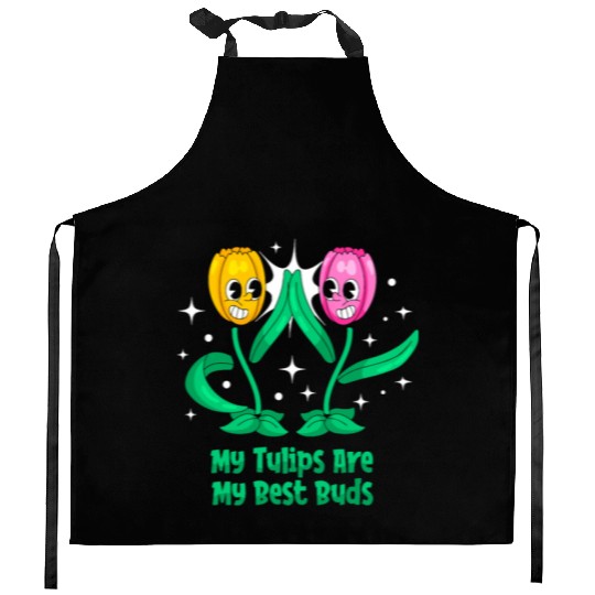 Tulip Gardening Cute Kitchen Aprons