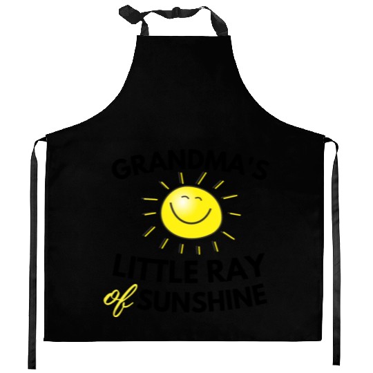 Grandma's Little Ray Of Sunshine Cute Baby Kitchen Aprons