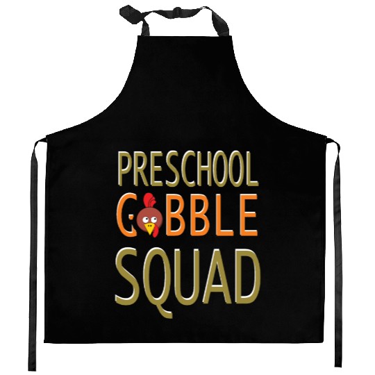 Preschool Gobble Squad Kitchen Aprons