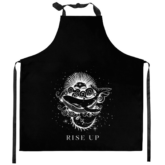 Rise Up Save The Whales Team Orca Uprising Kitchen Aprons