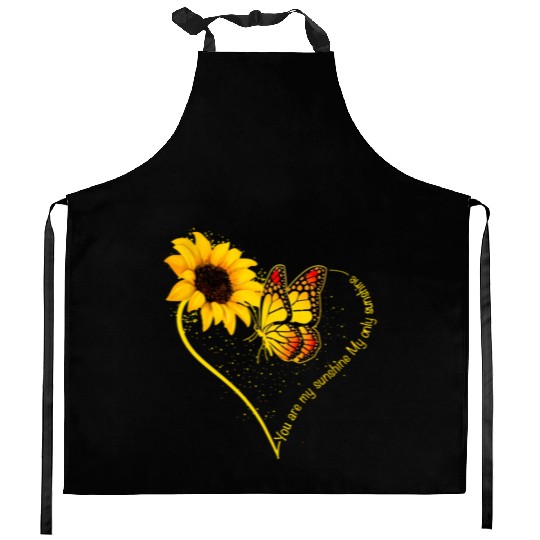 Butterfly You Are My Sunshine My Only Sunshine Kitchen Aprons