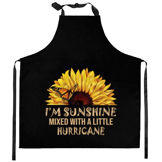 I'M Sunshine Mixed With Little Hurricane Kitchen Aprons
