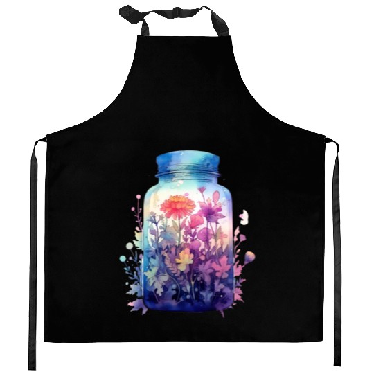 Wild Flowers Kitchen Aprons Design - Funny gift