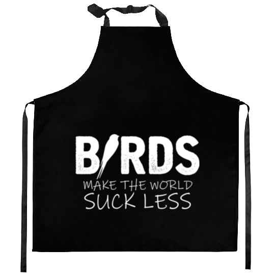 Birds Lover World Joke Budgie Canary Robin Lovers Kitchen Aprons
