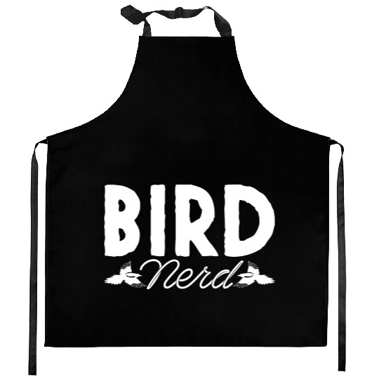 Bird Nerd Joke Birds Lover Budgie Parrot Heron Kitchen Aprons