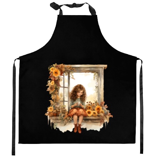 Wild Flowers Kitchen Aprons Design - Funny gift