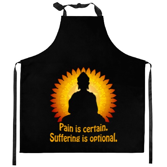 Buddha Yoga Mandala Meditation Buddhism Namaste Kitchen Aprons
