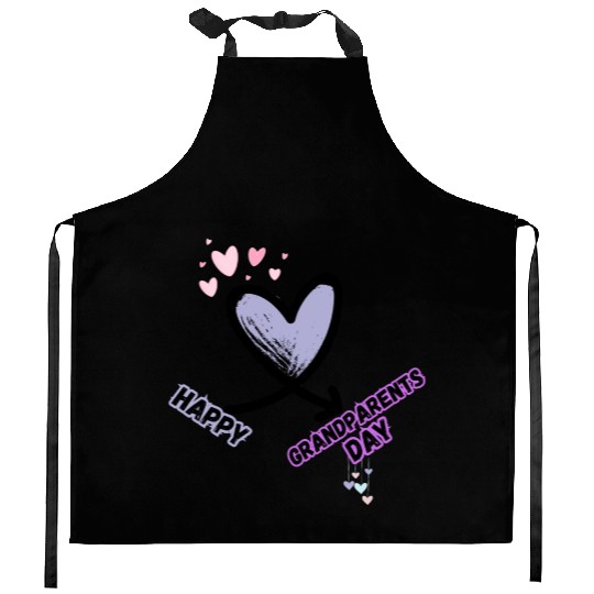 Happy Grandparents Day Kitchen Aprons