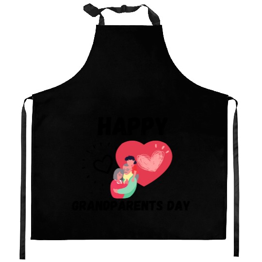 Happy Grandparents Day Kitchen Aprons