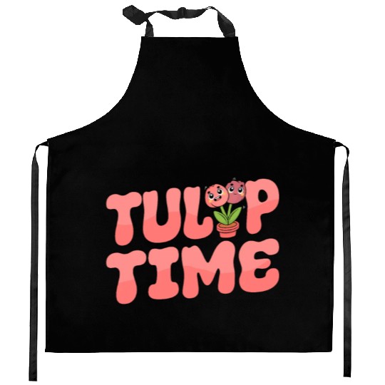 Tulip Gardening Cute Kitchen Aprons