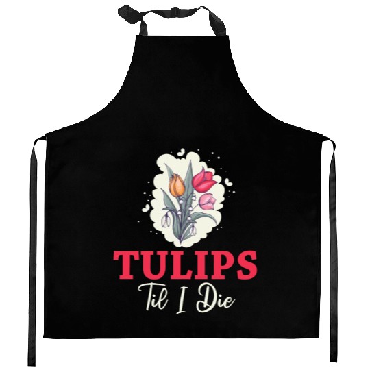 Tulip Gardening Tulips Kitchen Aprons