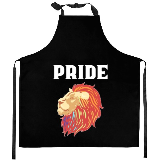 Pride Lion Gay And Homosexual Santa Claus Gift Kitchen Aprons