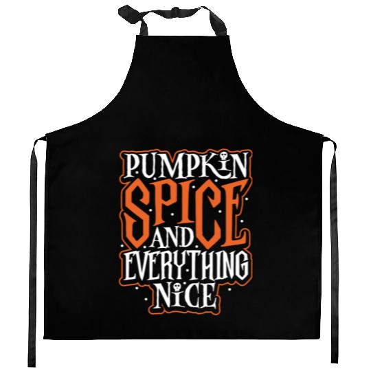 Scary Pumpkin Halloween Costume Autumn Fall Gift Kitchen Aprons