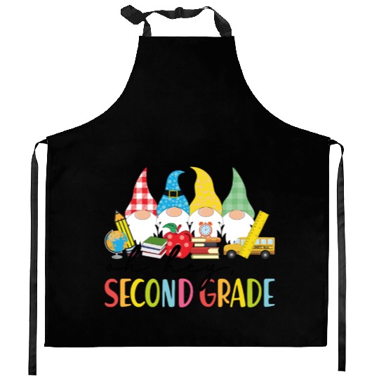 Oh Hey Second Grade Gnomes Student 2nd Grade Back Kitchen Aprons