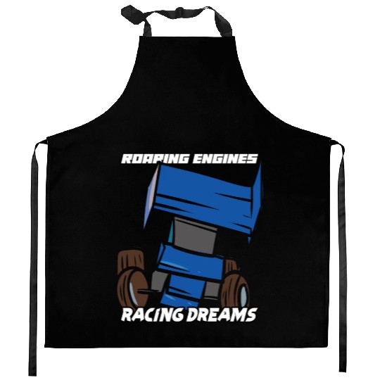 Sprint Car Mom Dirt Track Racing Racing Race Day Kitchen Aprons
