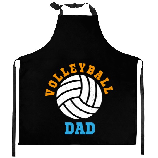 Vintage Volleyball Dad Kitchen Aprons
