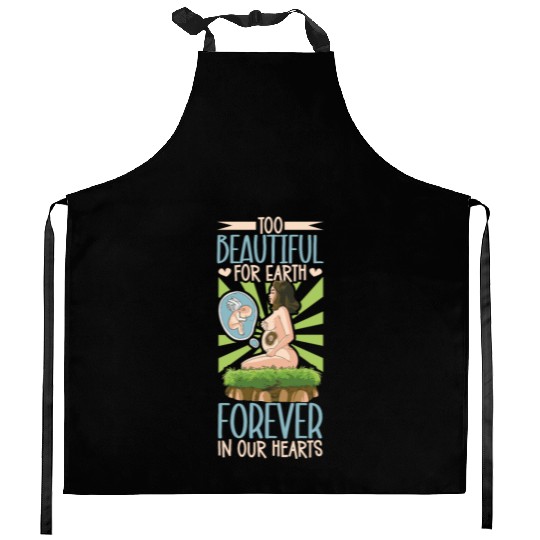 Infant Loss Miscarriage Awareness Pregnancy Loss Kitchen Aprons