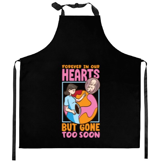 Infant Loss Miscarriage Awareness Pregnancy Loss Kitchen Aprons