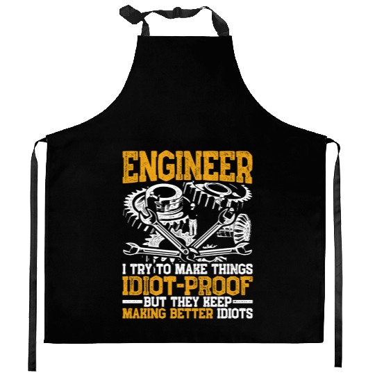 Engineer engineering sciences Kitchen Aprons
