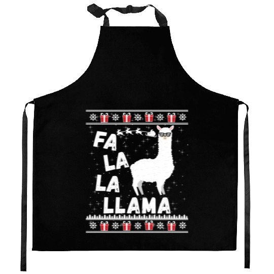 Llama Ugly Kitchen Aprons