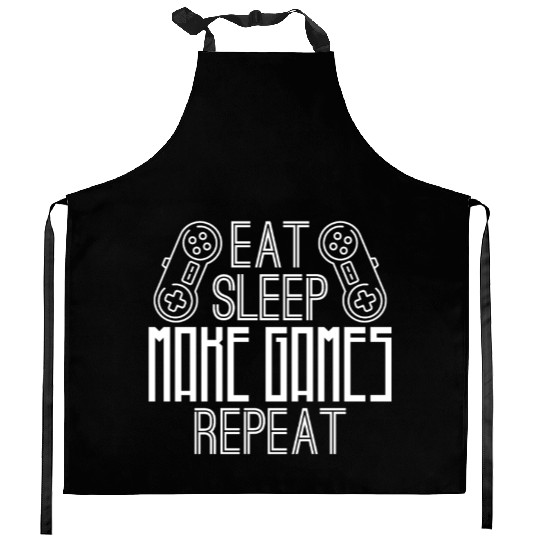 Game Developer Life Coder Dev Programmer Gameplay Kitchen Aprons