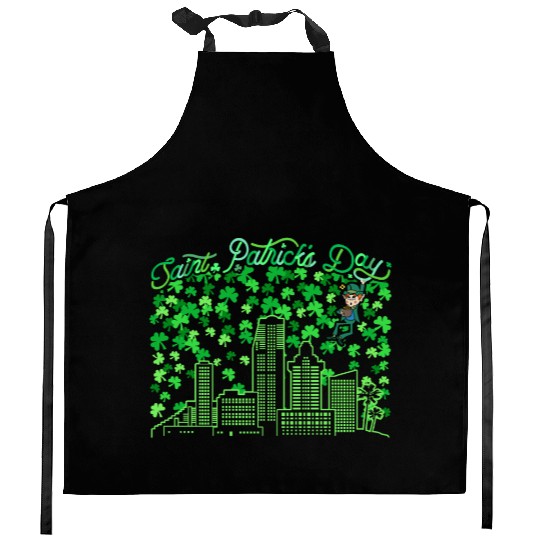 Saint Patrick's Day Miami Florida Kitchen Aprons