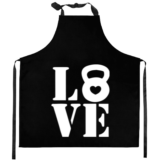 Love Workout Fitness Gym Kitchen Aprons
