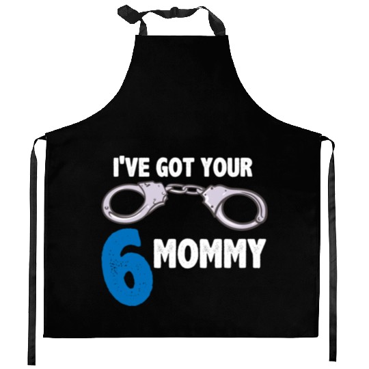 CORRECTIONAL OFFICER: I've Got Your 6 Mommy Kitchen Aprons