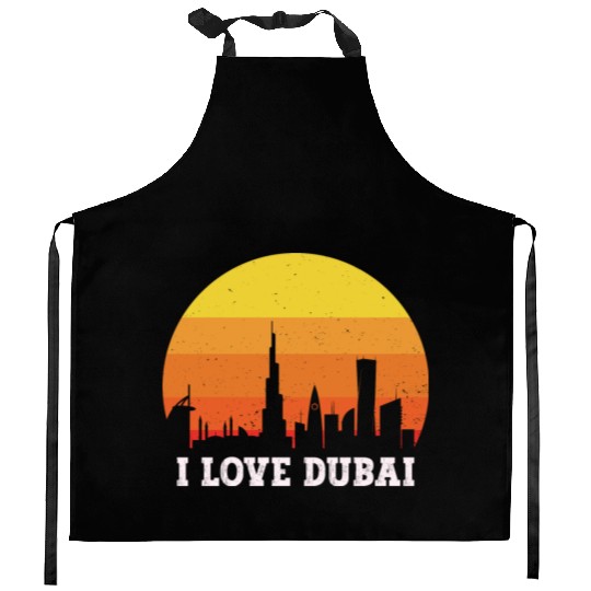 I love Dubai Kitchen Aprons