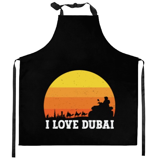 I love Dubai Kitchen Aprons
