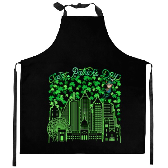 Saint Patrick's Day Atlanta Georgia Kitchen Aprons