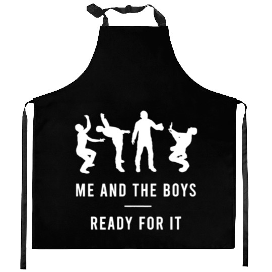 Me And The Boys Ghost Hunting Funny Game Kitchen Aprons