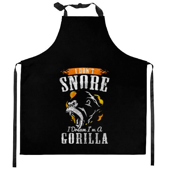Strength Jungle Ape Kitchen Aprons