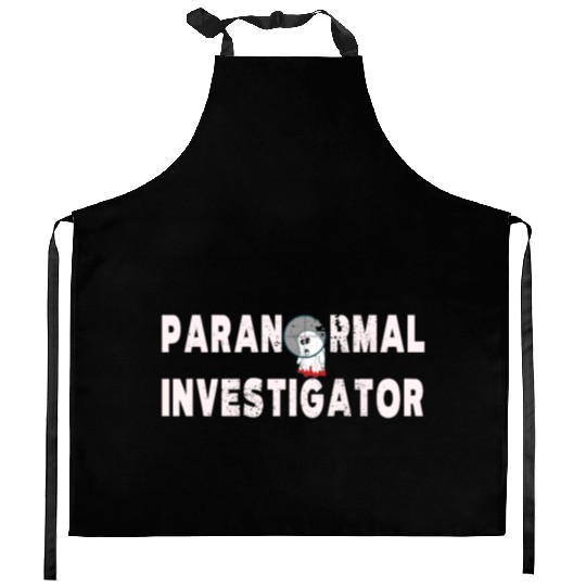 Ghost Hunting Paranormal Investigator Kitchen Aprons