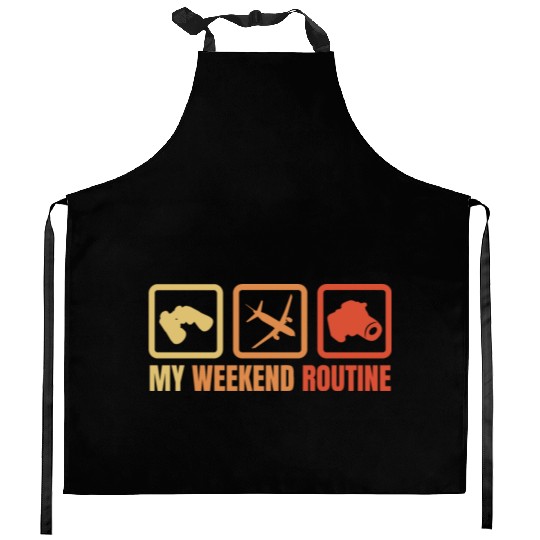 My Weekend Routine Kitchen Aprons