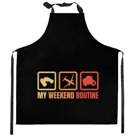 My Weekend Routine Kitchen Aprons