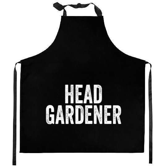 Head Gardener Garden Plant Lover Gardening Kitchen Aprons