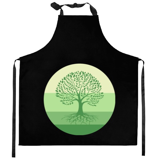 tree of life Kitchen Aprons