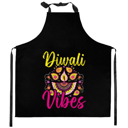 Happy Diwali Diwali Festival Indian Hindu Hinduism Kitchen Aprons