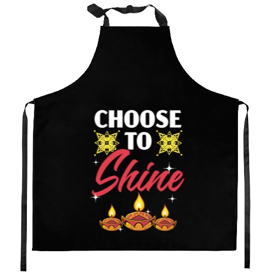 Happy Diwali Diwali Festival Indian Hindu Hinduism Kitchen Aprons