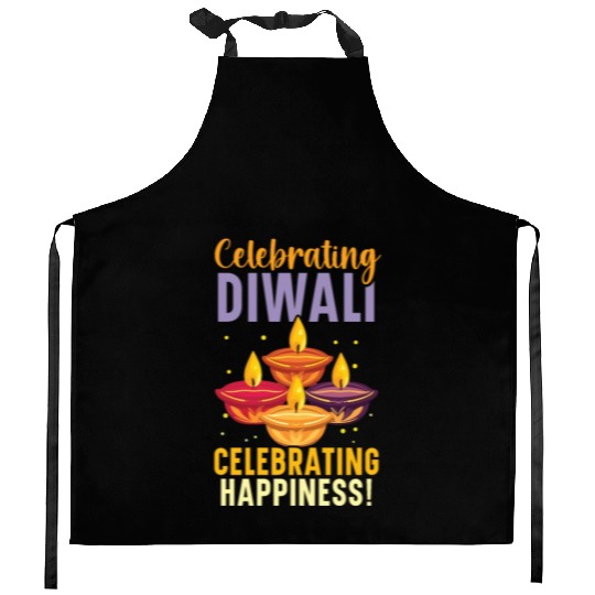 Happy Diwali Diwali Festival Indian Hindu Hinduism Kitchen Aprons