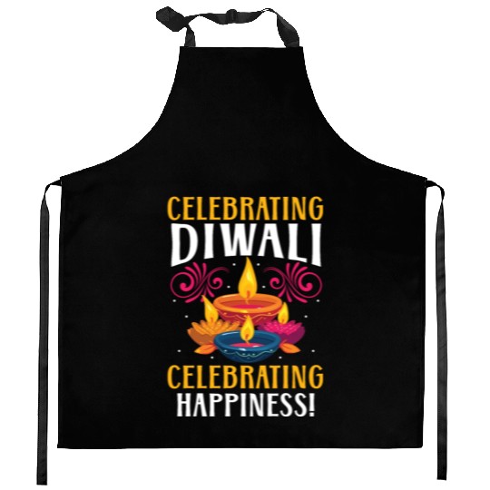 Happy Diwali Diwali Festival Indian Hindu Hinduism Kitchen Aprons