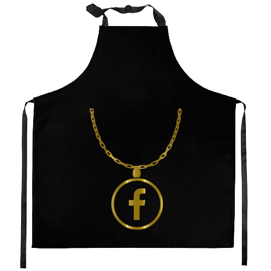 Facebook necklace Kitchen Aprons