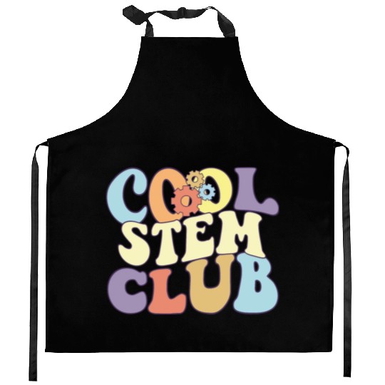 Cool STEM Club I Love Math Proud Stem Teacher Kitchen Aprons